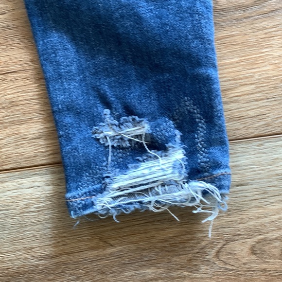 American Eagle sz 0 super super stretch jegging jeans euc distressed like new! - Picture 9 of 11